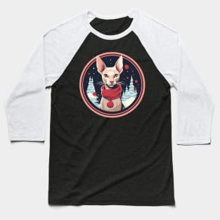 Oriental Shorthair Cat Xmas, Love Cat Baseball T-Shirt
